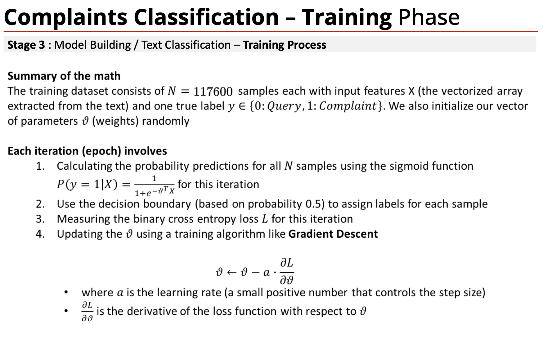 UEK Complaints Classification